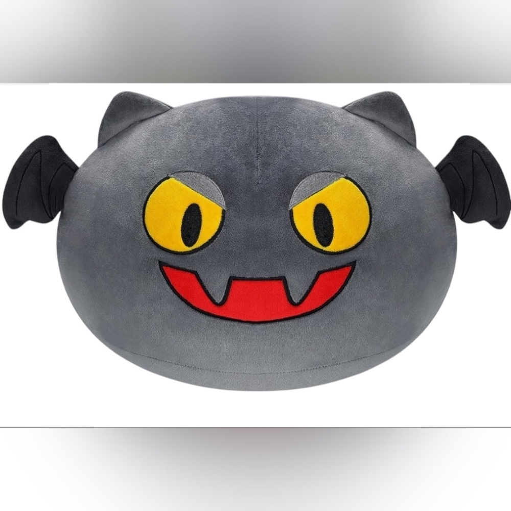 Gray Bat Accent Pillow